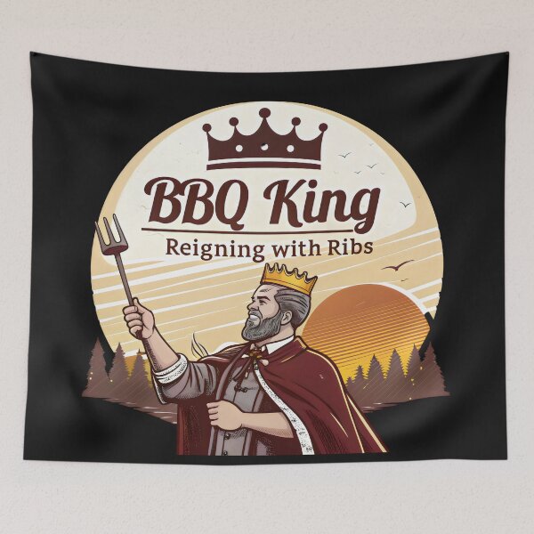 Item preview, bbq king designed and sold by GogoGrove.