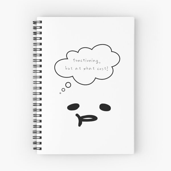 Item preview, Maybe Tomorrow – Functioning, But at What Cost? ( White / Transparent ) designed and sold by mintmono-studio.