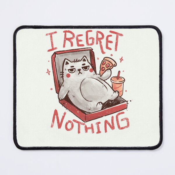 Item preview, I Regret Nothing Ironic Boring Cat designed and sold by koalateess.