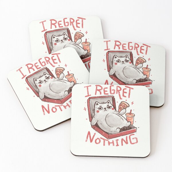 Item preview, I Regret Nothing Ironic Boring Cat designed and sold by koalateess.