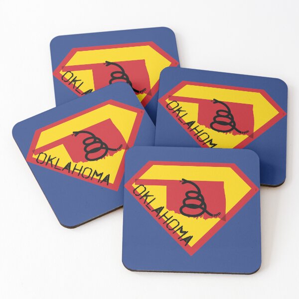 Item preview, OKLAHOMAN OKIE SOONER SHIELD - Freedom Is The Superpower - Modern Gadsden Snake Flag - Dont Tread On Me SUPERHERO OKLAHOMA spellout design designed and sold by pelagio.