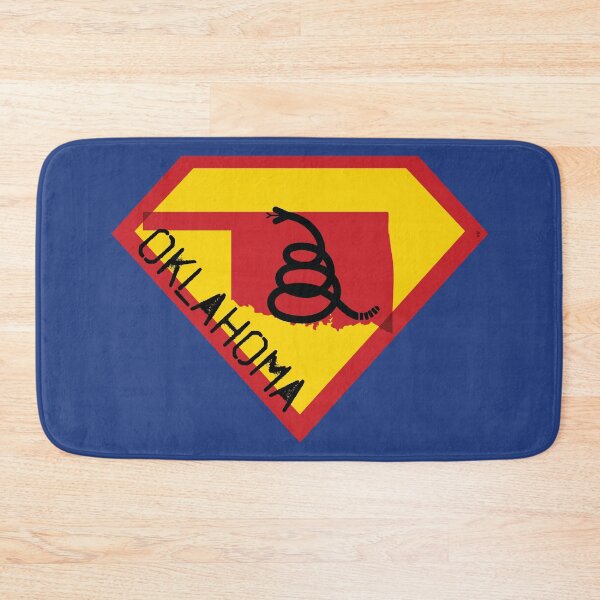 Item preview, OKLAHOMAN OKIE SOONER SHIELD - Freedom Is The Superpower - Modern Gadsden Snake Flag - Dont Tread On Me SUPERHERO OKLAHOMA spellout design designed and sold by pelagio.