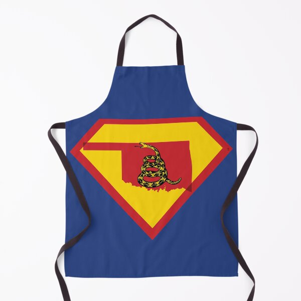 Item preview, OKLAHOMAN OKIE SOONER SHIELD - Freedom Is The Superpower - Gadsden Snake Flag - Dont Tread On Me SUPERHERO OKLAHOMA design designed and sold by pelagio.
