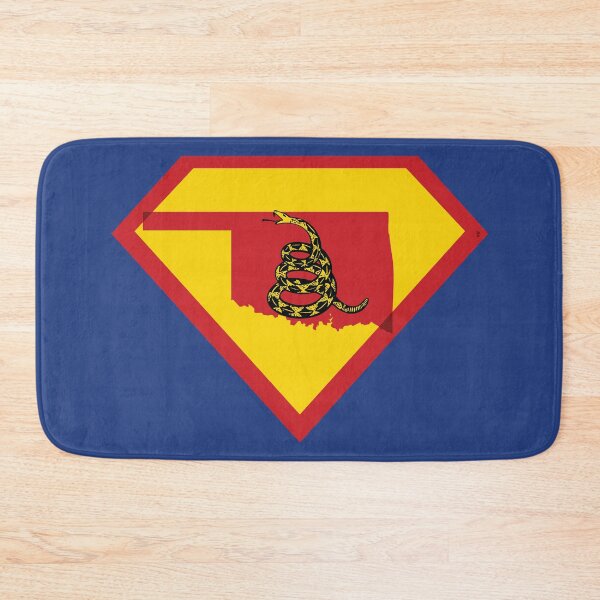 Item preview, OKLAHOMAN OKIE SOONER SHIELD - Freedom Is The Superpower -  Gadsden Snake Flag - Dont Tread On Me SUPERHERO OKLAHOMA  design designed and sold by pelagio.