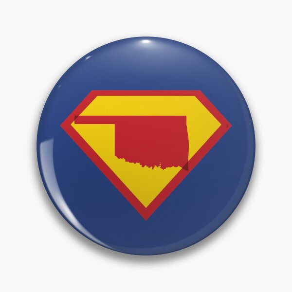 Item preview, OKLAHOMAN OKIE SOONER  SHIELD - Freedom Is The Superpower -   SUPERHERO OKLAHOMA design designed and sold by pelagio.