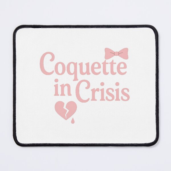 Item preview, Coquette in Crisis – Sad but Cute Aesthetic Tee designed and sold by ALITOPRINCE.