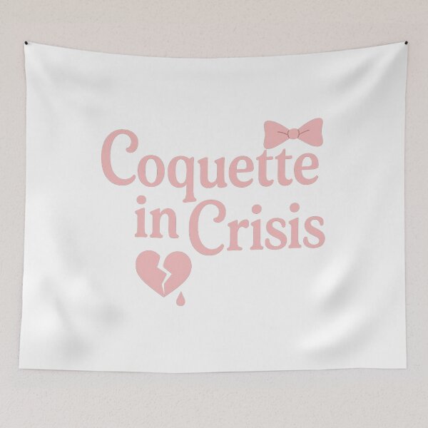 Item preview, Coquette in Crisis – Sad but Cute Aesthetic Tee designed and sold by ALITOPRINCE.