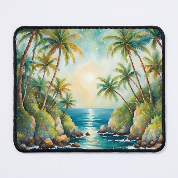 Item preview, Palm Tree Cove Sunset designed and sold by SlothicornSArt.