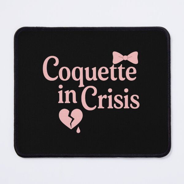 Item preview, Coquette in Crisis – Sad but Cute Aesthetic Tee designed and sold by ALITOPRINCE.