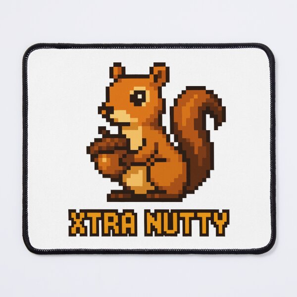 Item preview, Xtra Nutty – Xerus Pixel Squirrel Design designed and sold by NaturePixel.