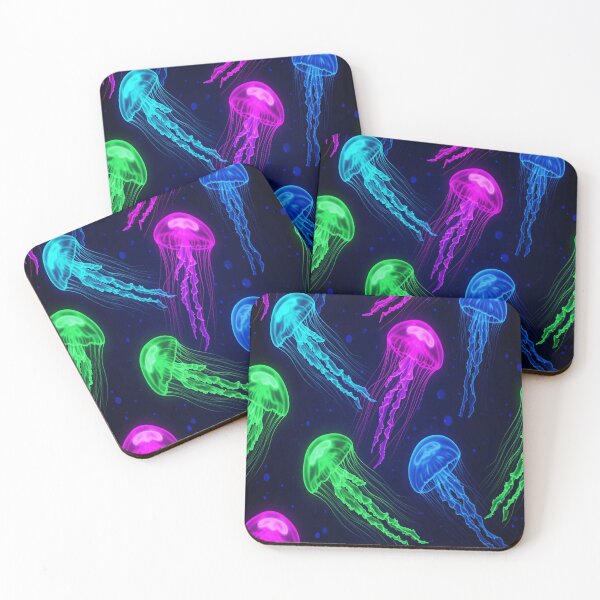 Item preview, Neon Jellyfish designed and sold by StickersRyous.