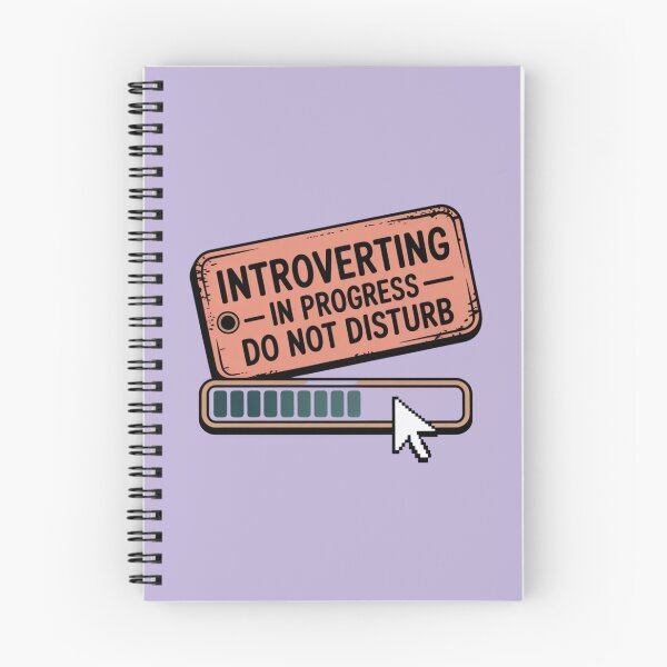 Item preview, Introverting In Progress funny design designed and sold by Rell1970.