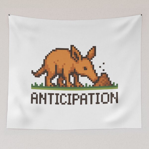 Item preview, Anticipation – Pixel Aardvark and Ant Hill Design designed and sold by NaturePixel.
