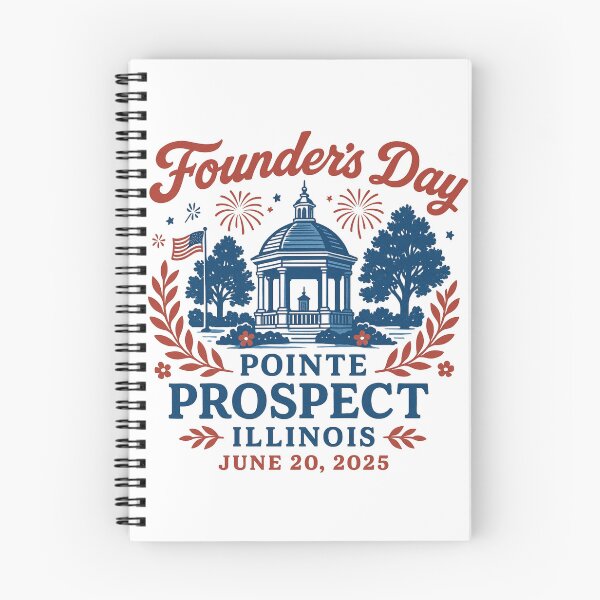 Item preview, Founder's Day 2025 T-Shirt Featuring Pointe Prospect Illinois Design designed and sold by Rue Market.