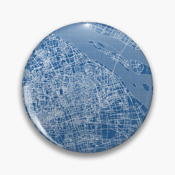 Item preview, Shanghai City Map of China - Blueprint designed and sold by deMAP.