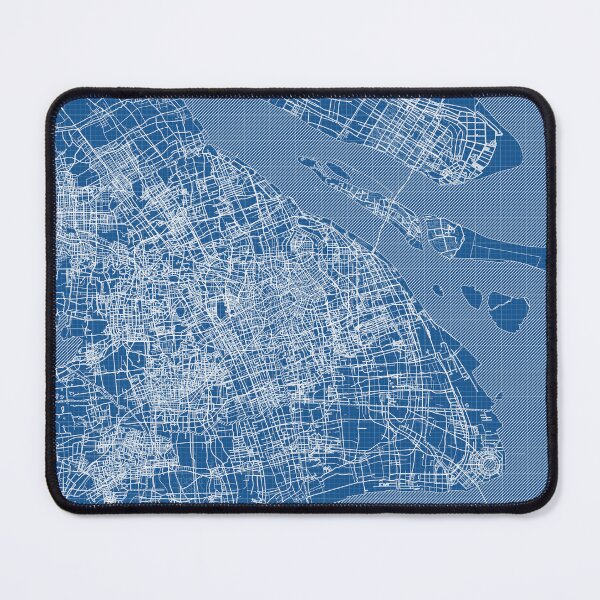 Item preview, Shanghai City Map of China - Blueprint designed and sold by deMAP.