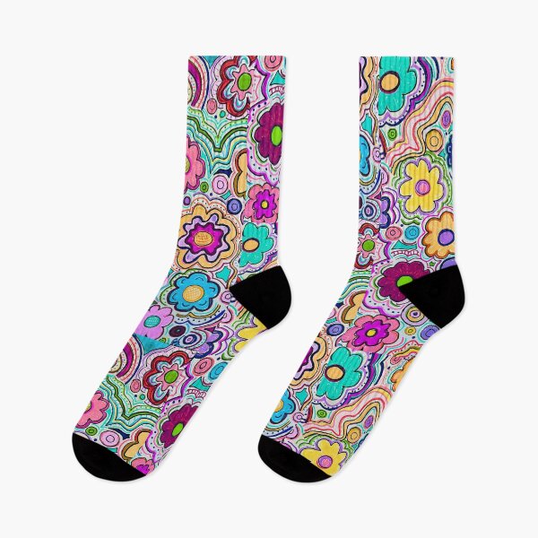 Item preview, Flower Power Sixties Pattern designed and sold by TheArtyOne11.