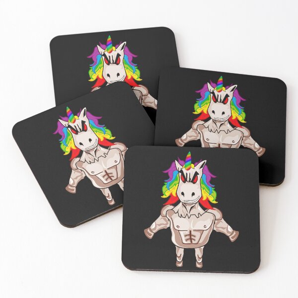 Item preview, Muscular Unicorn Rainbow Hair Bodybuilder Fantasy Art designed and sold by SandyMDesigns.