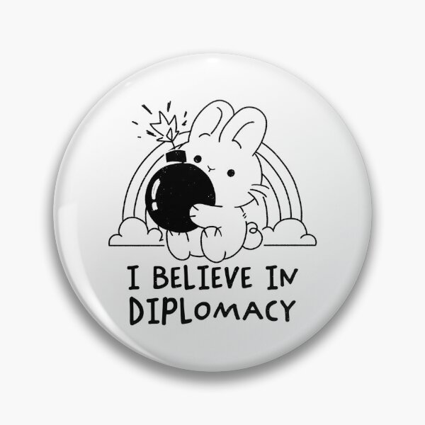 Item preview, I Believe in Diplomacy Bunny Light by Tobe Fonseca designed and sold by Tobe Fonseca®.