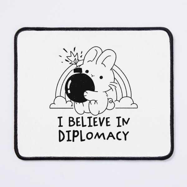 Item preview, I Believe in Diplomacy Bunny Light by Tobe Fonseca designed and sold by Tobe Fonseca®.