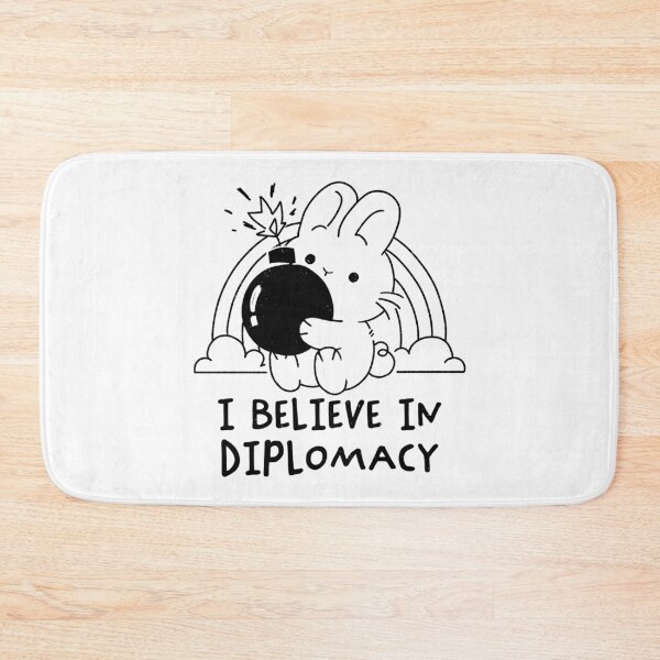 Item preview, I Believe in Diplomacy Bunny Light by Tobe Fonseca designed and sold by Tobe Fonseca®.