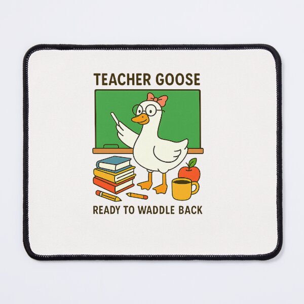 Item preview, Back To School Goose Teacher Fall Coquette Pumpkin designed and sold by TalalosART.