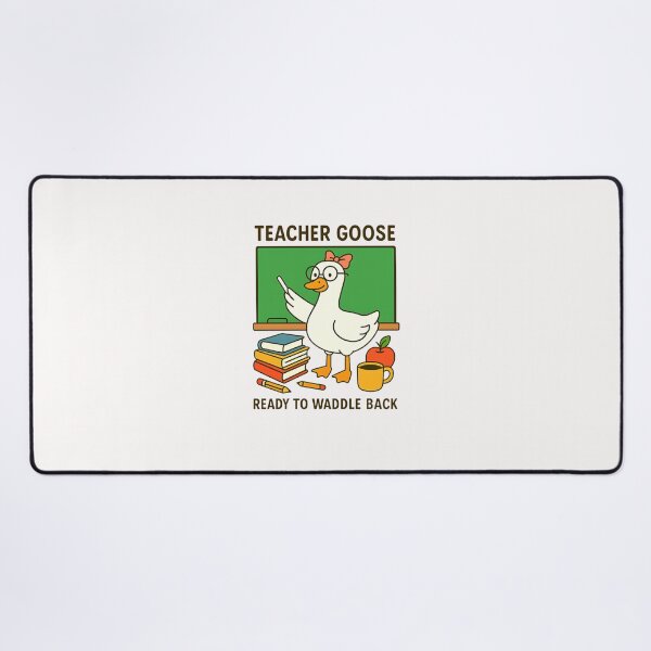 Item preview, Back To School Goose Teacher Fall Coquette Pumpkin designed and sold by TalalosART.