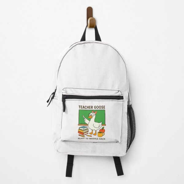Item preview, Back To School Goose Teacher Fall Coquette Pumpkin designed and sold by TalalosART.