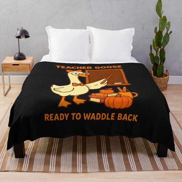 Item preview, Back To School Goose Teacher Fall Coquette Pumpkin designed and sold by TalalosART.