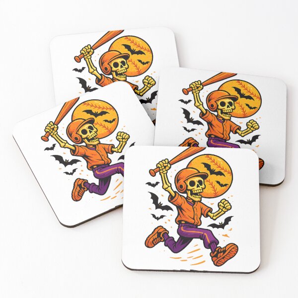 Item preview, Baseball Skeleton Halloween Player Catcher Pitcher Mens Boys designed and sold by TalalosART.
