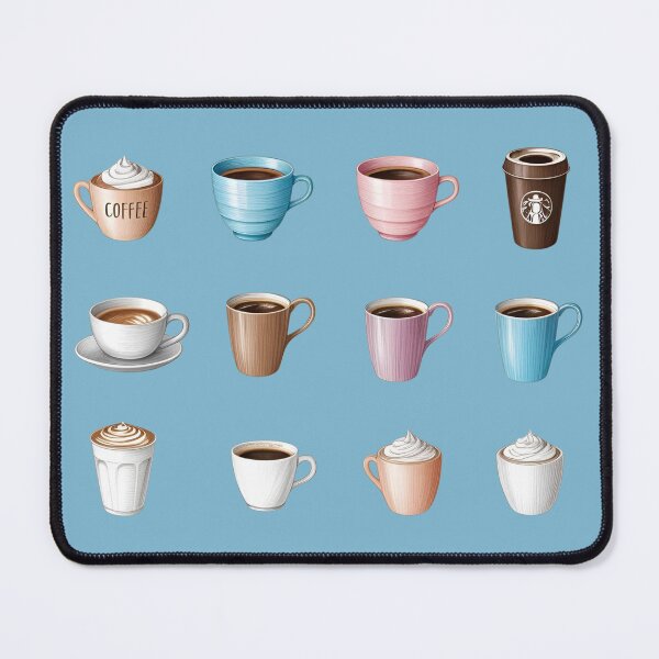 Item preview, Coffee mugs, cappuccino cups with cream, coffee to go stickers designed and sold by angel-cat-22.