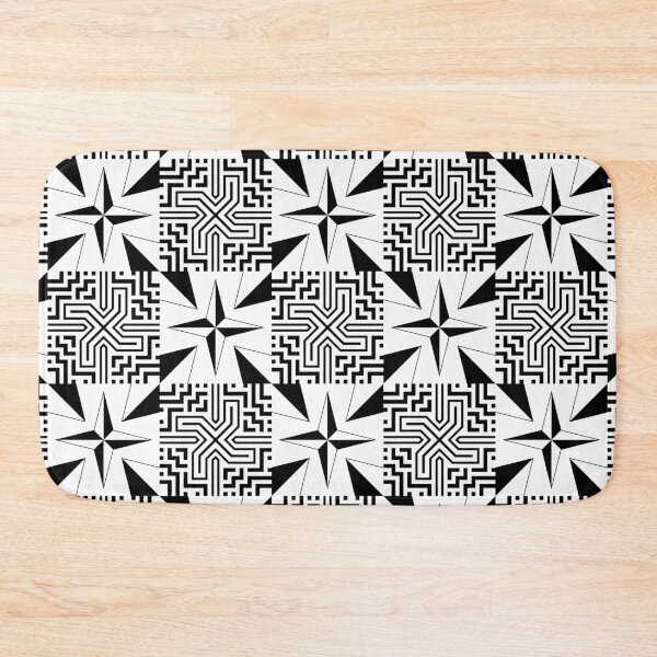 Item preview, Retro Art Deco Geometric Pattern 24.P06.085.086 designed and sold by Space & Care - Art Deco GeoMetrica.