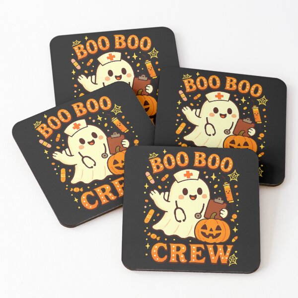 Item preview, Boo Boo Crew Nurse Funny Halloween Ghost Nurse Girl Women designed and sold by TalalosART.