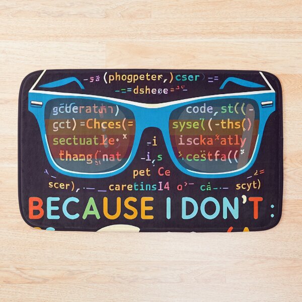 Artikelvorschau, Ich trage eine Brille, weil ich kein C#, Typografie entworfen und verkauft von maxmaj.
