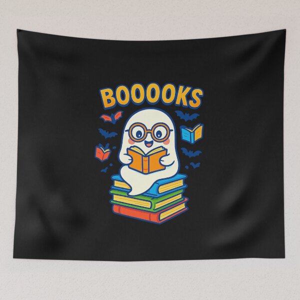 Item preview, Books Halloween Librarian Teacher Reader Reading Book Lover  designed and sold by TalalosART.