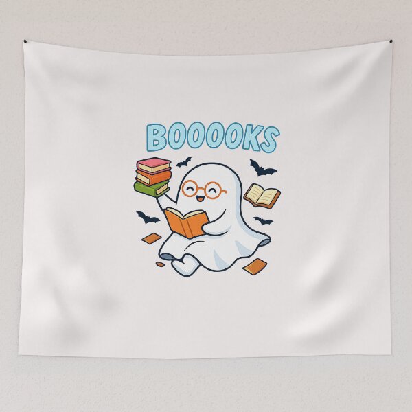 Item preview, Books Halloween Librarian Teacher Reader Reading Book Lover  designed and sold by TalalosART.