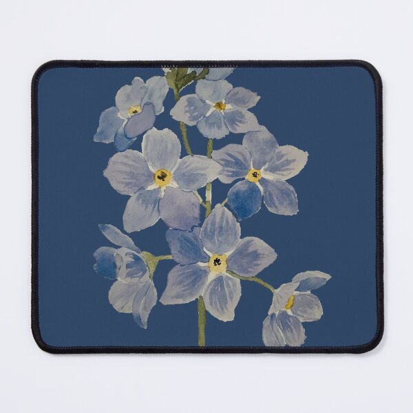 Item preview, baby blue flowers in watercolor designed and sold by tnlisa.