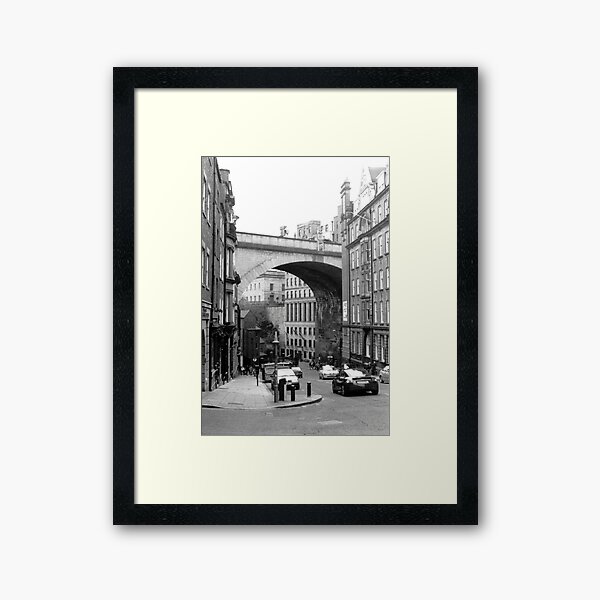 Newcastle upon Tyne, The Side Framed Art Print