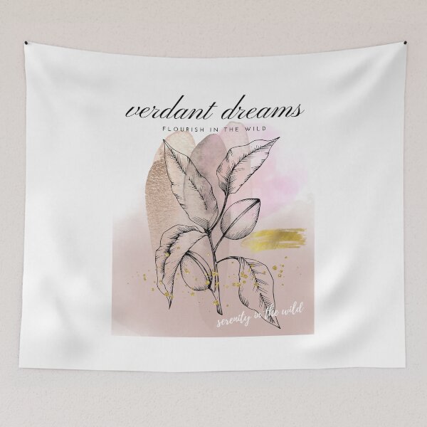 Item preview, Verdant Dreams Botanical Sketch Art designed and sold by mintmono-studio.