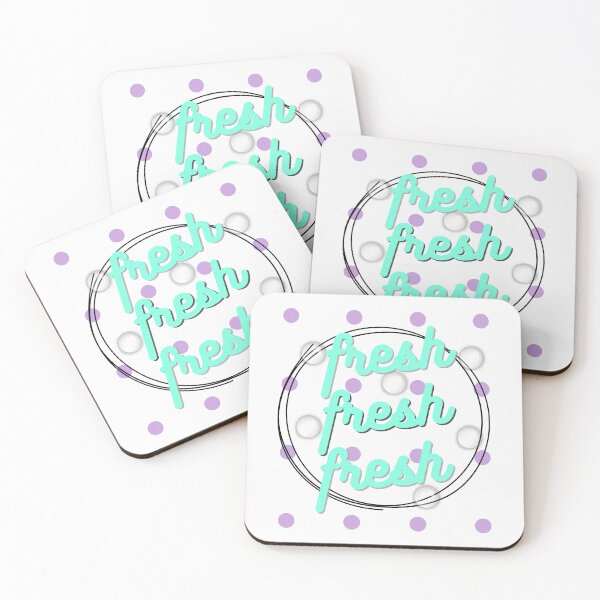 Item preview, Fresh Fresh Fresh – Modern Typographic Circle Art designed and sold by mintmono-studio.