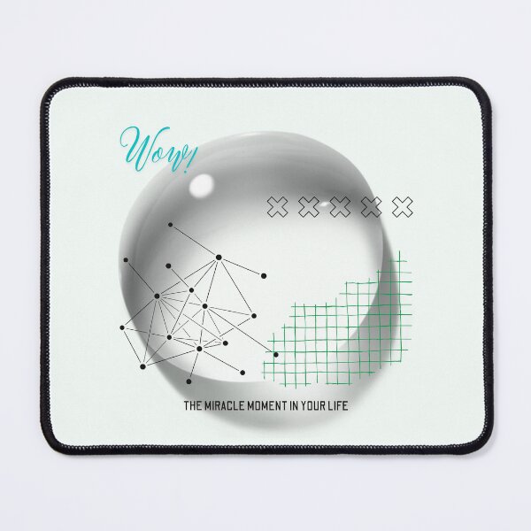 Item preview, The Miracle Moment – Abstract Orb Design designed and sold by mintmono-studio.