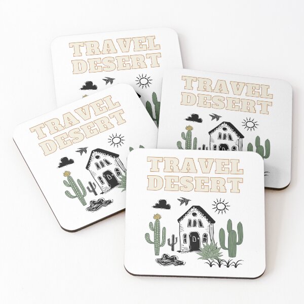 Item preview, Travel Desert Vibe – Cactus House Line Art Scene designed and sold by mintmono-studio.