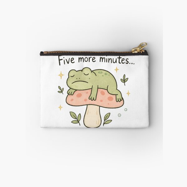 Item preview, Cute Sleepy Frog on Mushroom PNG - Funny Frog Quote Clipart designed and sold by SearionStudio.