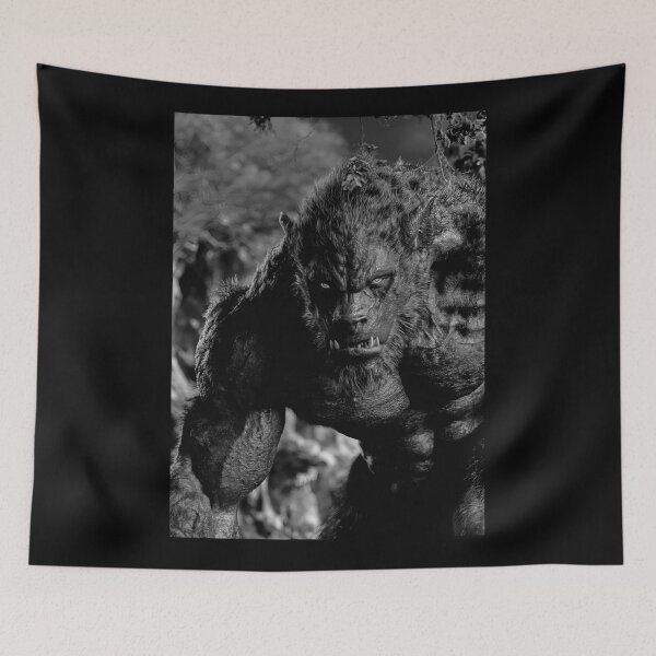 Item preview, Classic Werewolf Emerges from the Forest designed and sold by BadAttitudeTees.
