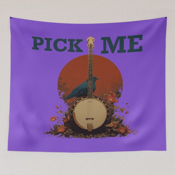 Item preview, Pick Me Banjo designed and sold by mosfunky.