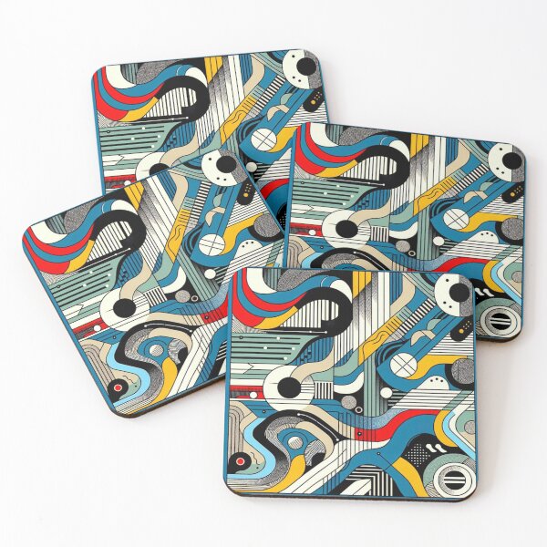 Item preview, Whimsical Waves Abstract designed and sold by purplesensation.