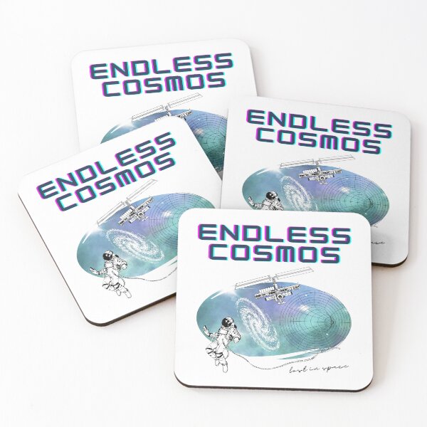 Item preview, Endless Cosmos – Retro Futuristic Space Design designed and sold by mintmono-studio.
