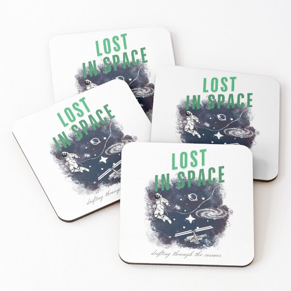 Item preview, Lost in Space – Astronaut Galaxy Art Print designed and sold by mintmono-studio.