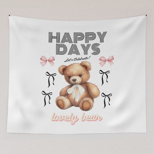 Item preview, Lovely Bear Celebration designed and sold by mintmono-studio.