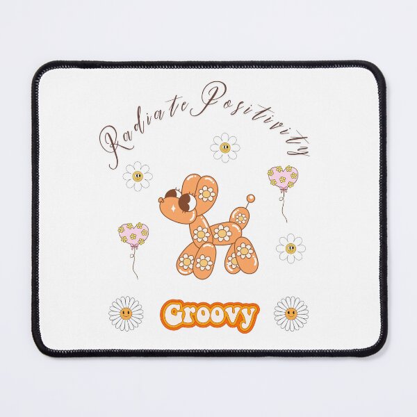 Item preview, Radiate Positivity – Groovy Balloon Dog Art designed and sold by mintmono-studio.